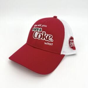 Reyes Coca-Cola Bottling Company Employee Cap Red/White Snap Back Trucker Cap